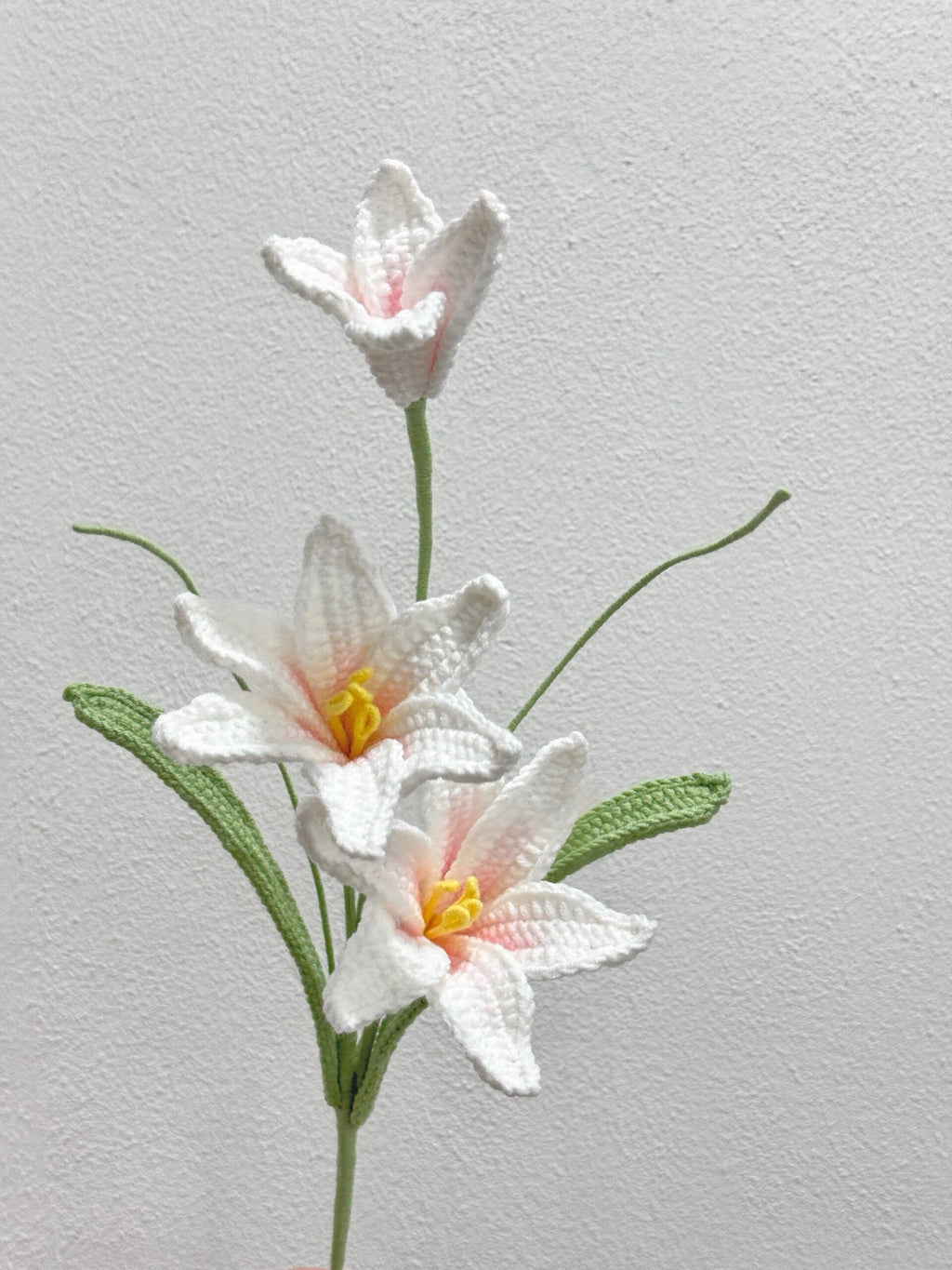 Rain Lily Crochet Flower Stem CF-023