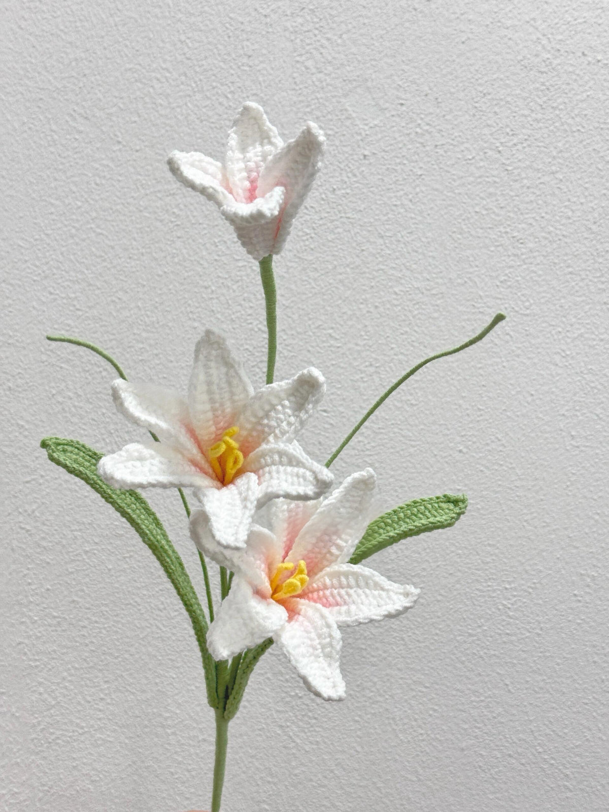 Rain Lily Crochet Flower Stem CF-023