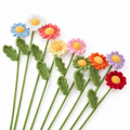 Crochet Daisy Flower Stem CF-018
