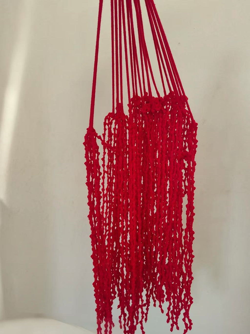 Love-Lies-Bleeding Crochet Flower Stem CL-009
