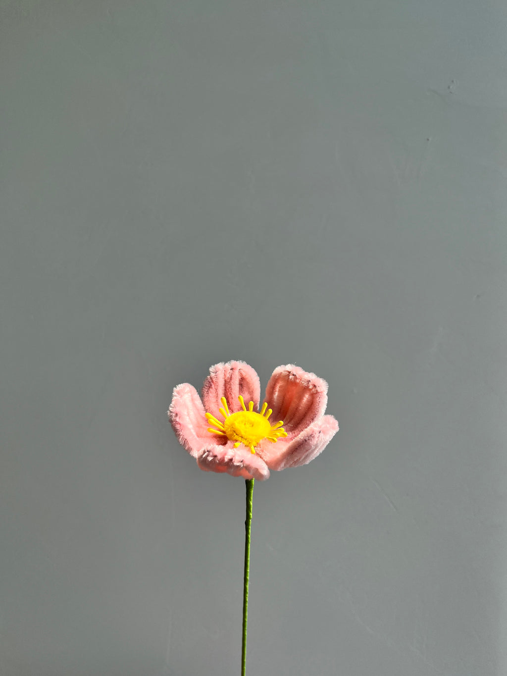 Regular Poppy Pipe Cleaner Flower