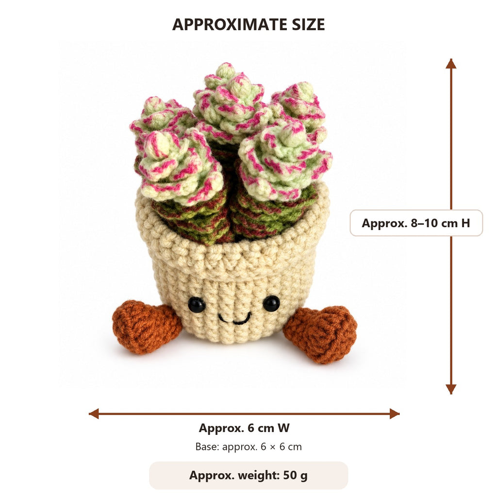 Crochet String of Buttons Pot