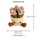 Crochet String of Buttons Pot