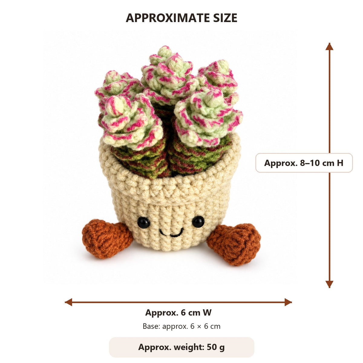 Crochet String of Buttons Pot