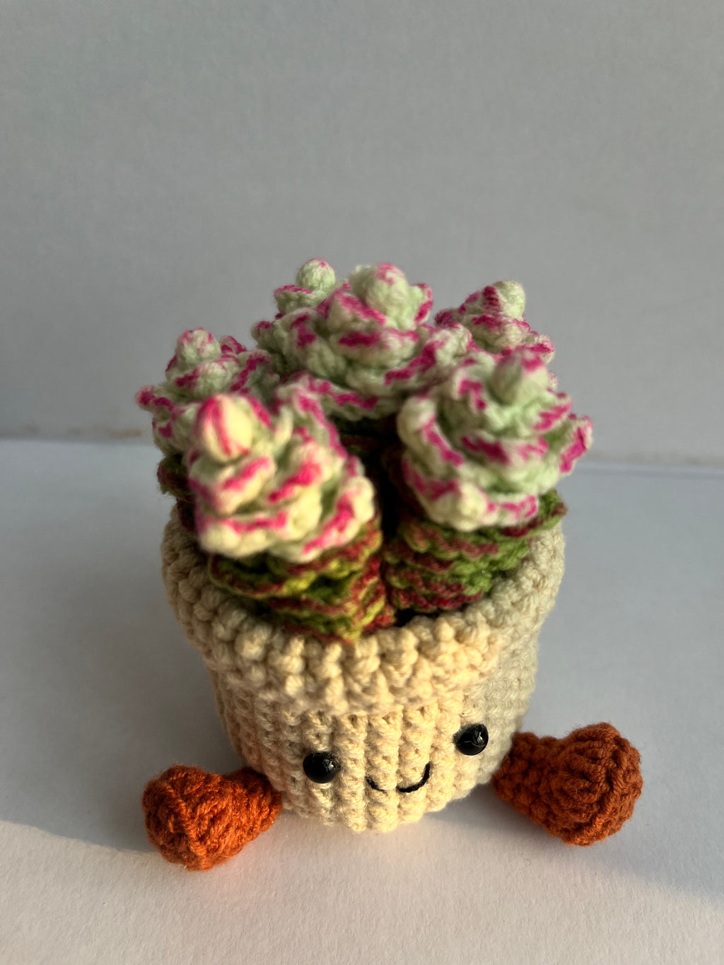Crochet String of Buttons Pot