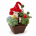 Crochet Mushroom Garden Pot