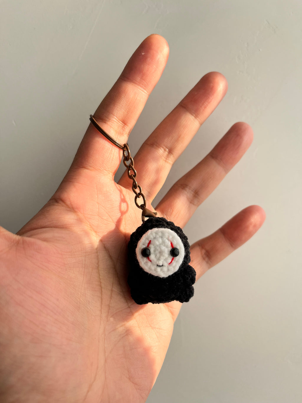 No-Face Crochet Keychain