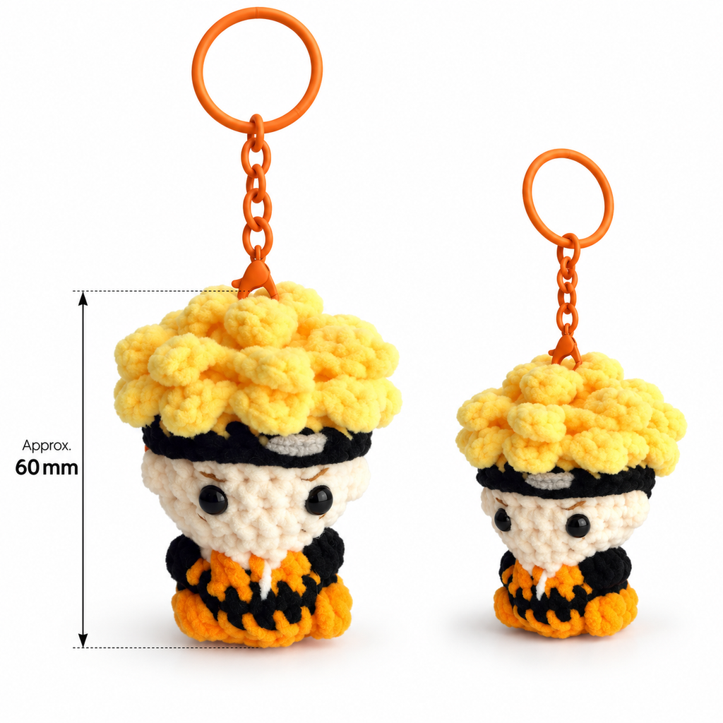 Naruto Anime Characters Crochet Keychain