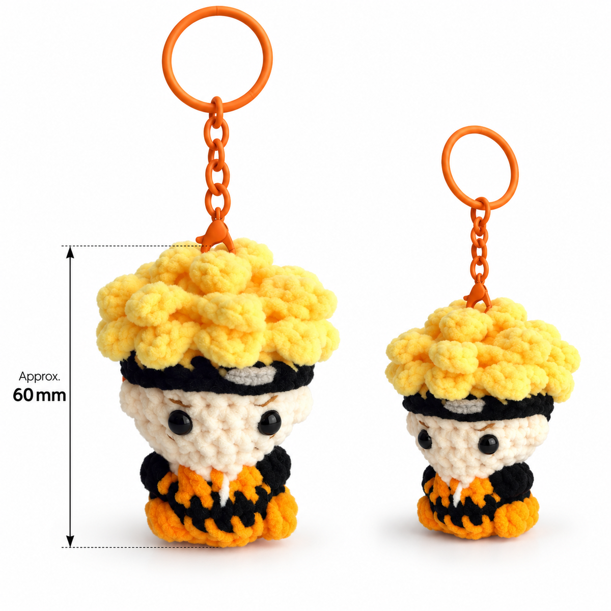 Naruto Anime Characters Crochet Keychain
