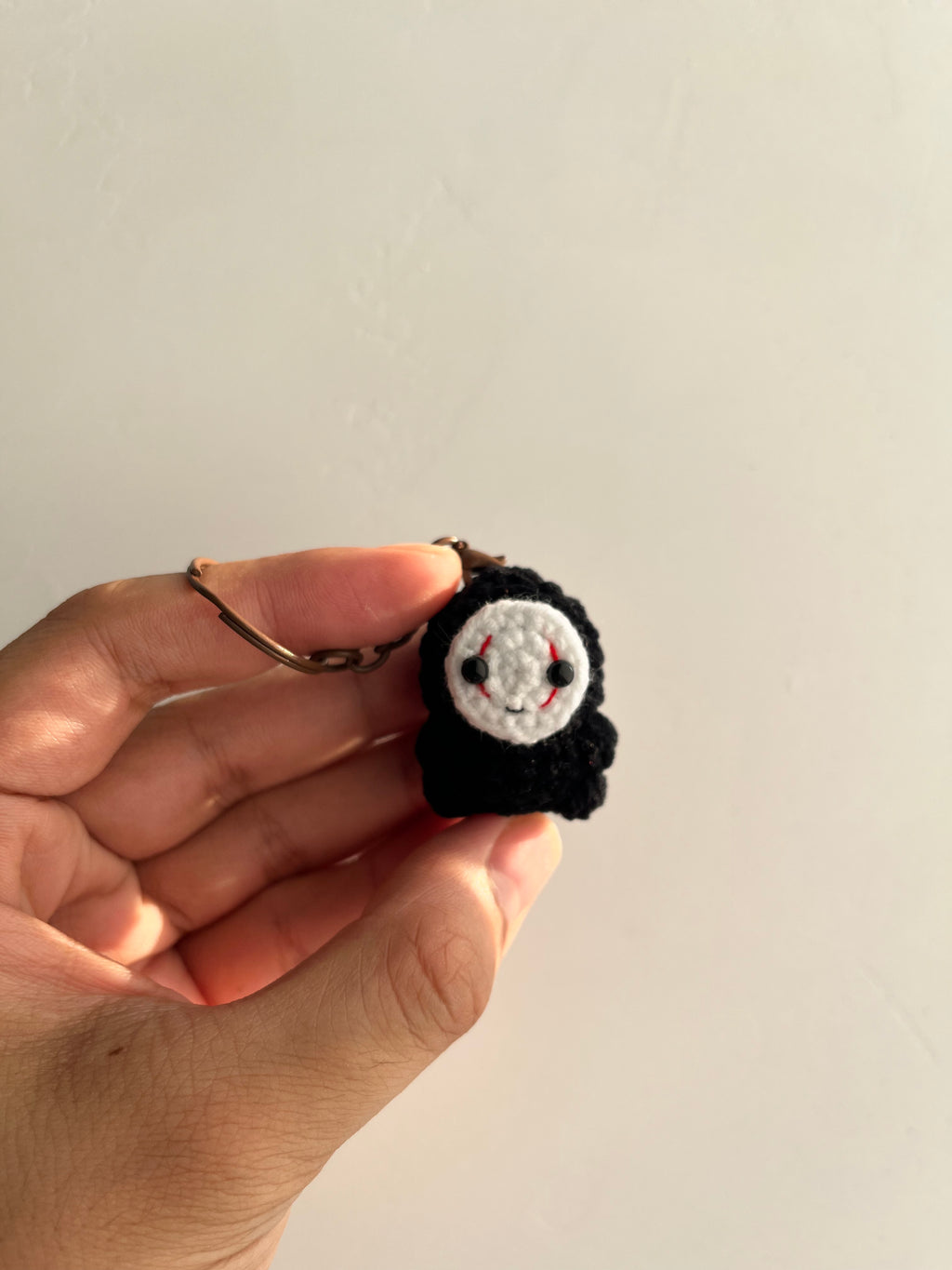No-Face Crochet Keychain