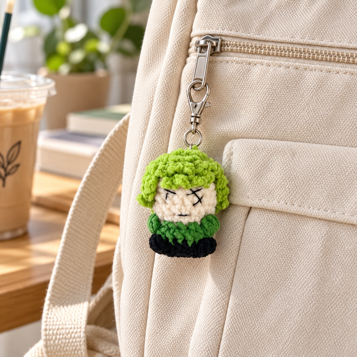 One Piece Crochet Character Keychains