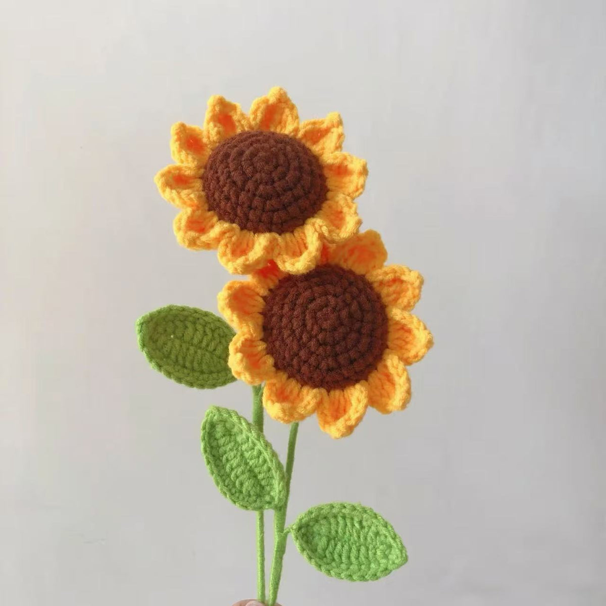 Sunflower Crochet Flower Stem CF-011