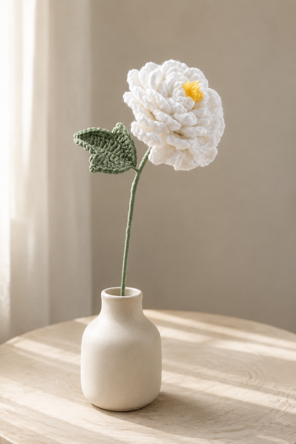 Ranunculus Crochet Flower Stem CF-034
