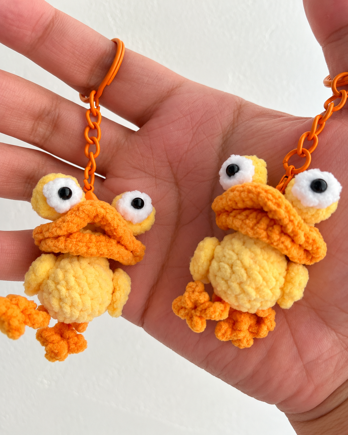 Crochet Goofy Frog Keychain