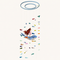 Ocean Baby Mobile DIY Kit | Handmade Pipe Cleaner Wind Chime Nursery Decor
