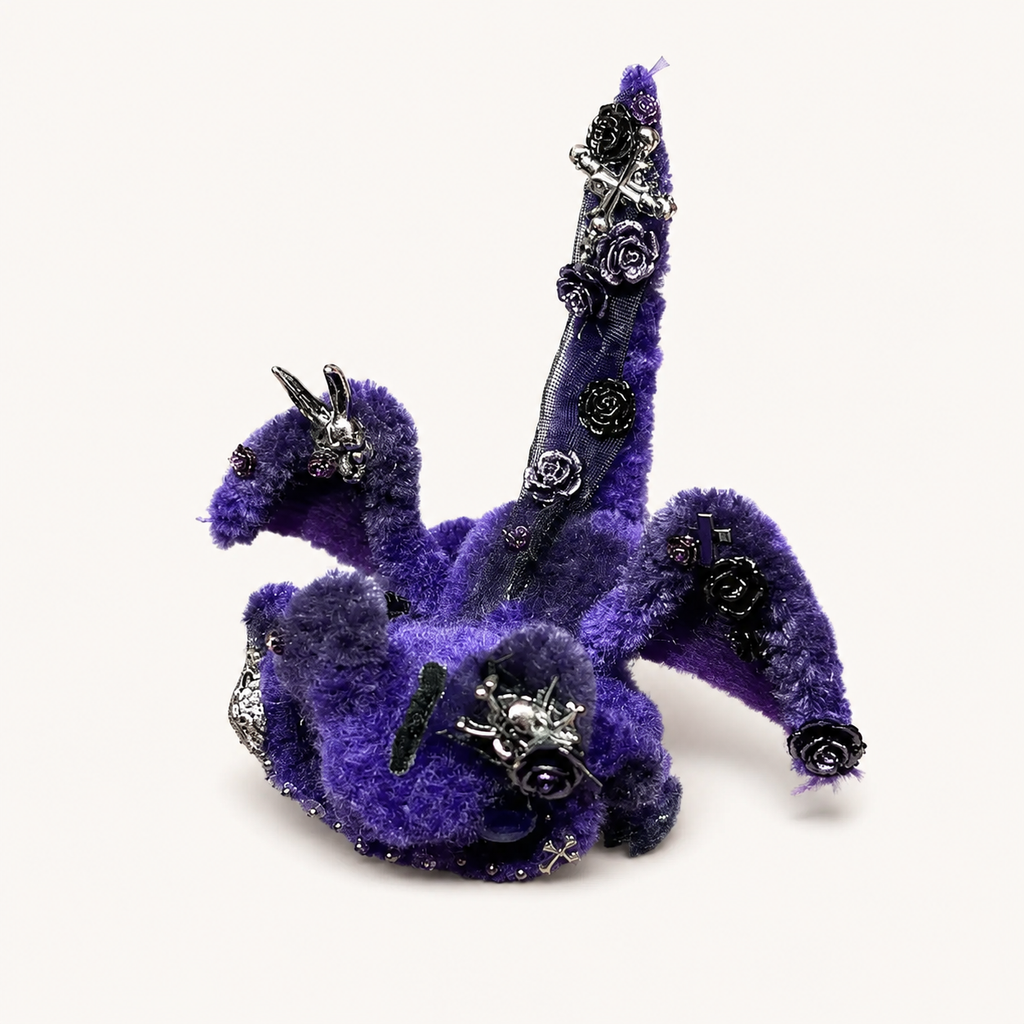 Poseable Mini Pipe Cleaner Dragon Handmade Movable Toy Gift