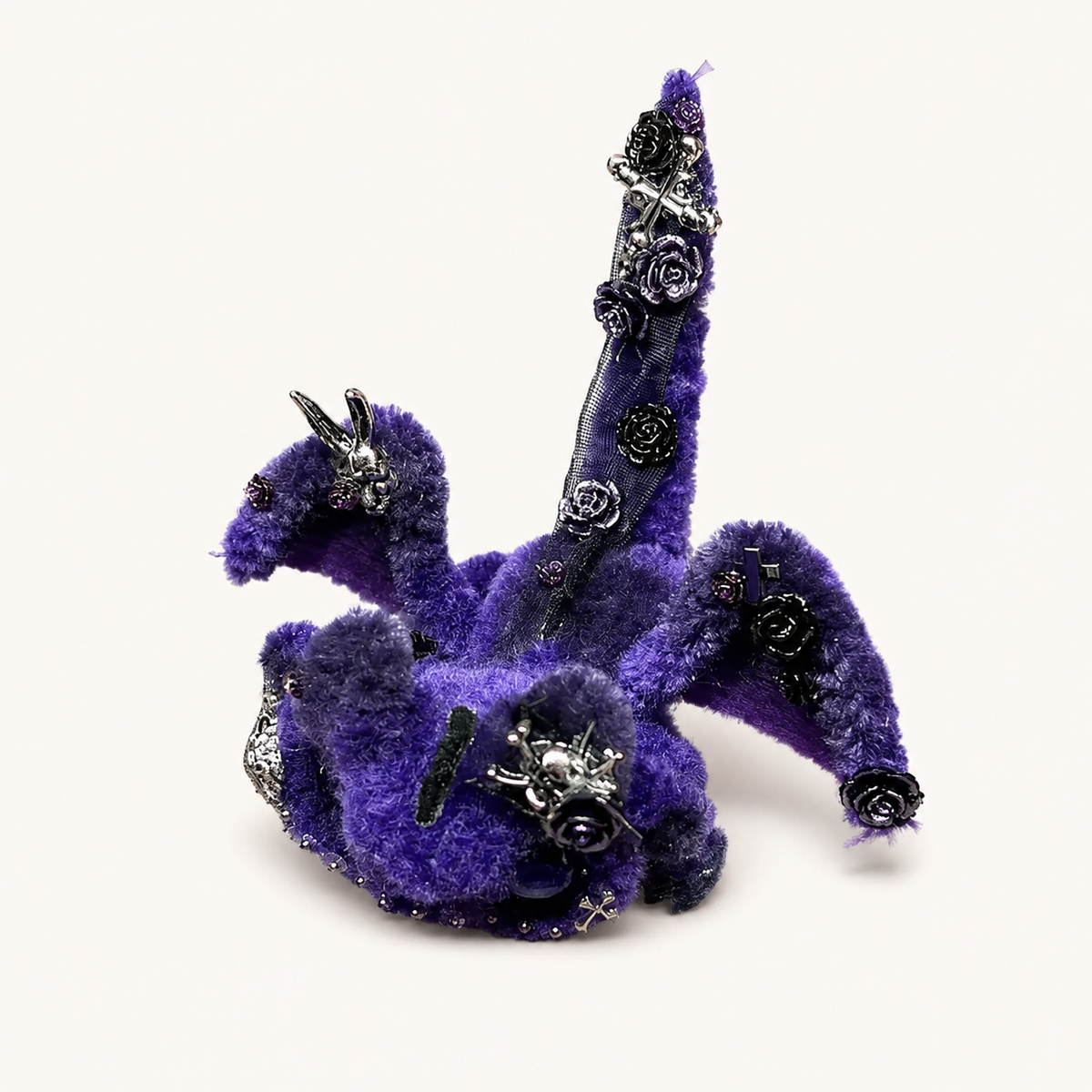 Poseable Mini Pipe Cleaner Dragon Handmade Movable Toy Gift