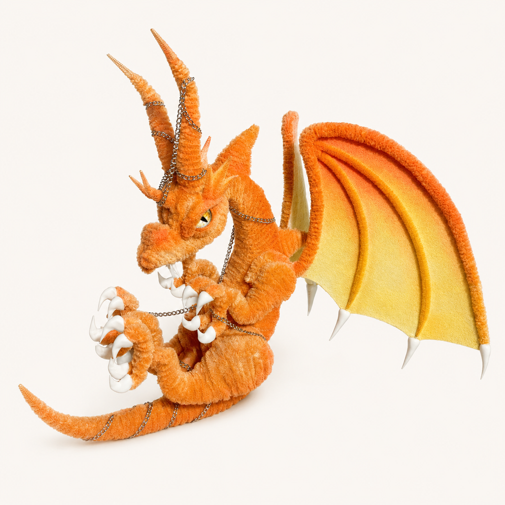 Handmade Pipe Cleaner Dragon Customizable Gift Commission Accepted