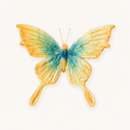 Golden Sky Pipe Cleaner Butterfly Handmade Custom Size Gift