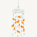 Goldfish Mobile, Handmade Hanging Decor, Playful Koi Ornament, Dreamy Room Accent