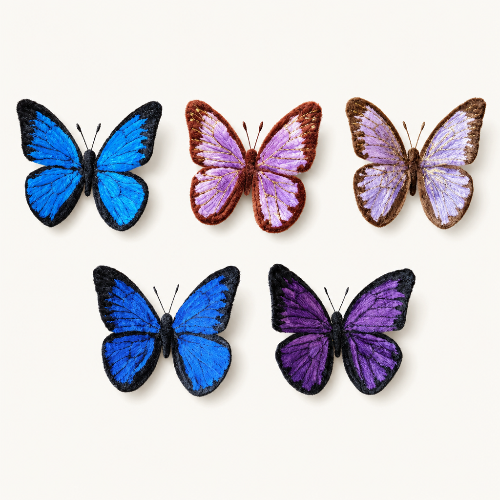 Celestia Morpho Pipe Cleaner Butterfly Handmade Custom Gift