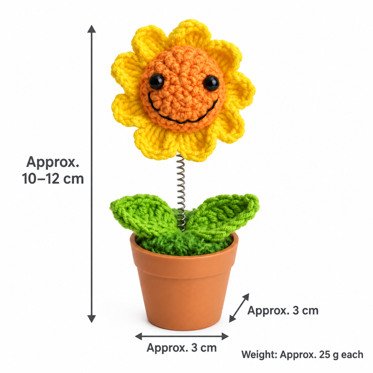 Crochet Fantasy Plant Pot Characters