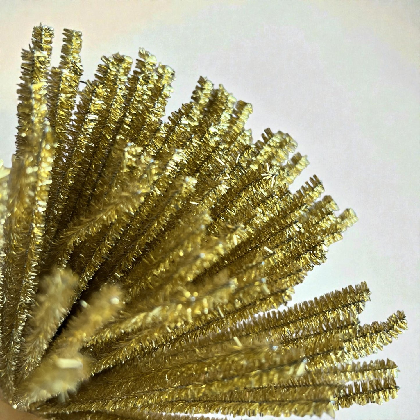 100Pcs 6mm Glitter Pipe Cleaners Sparkly Chenille Stems 30cm 22 Colors