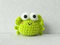 Crochet Crab Gummy-Yarn Keychain
