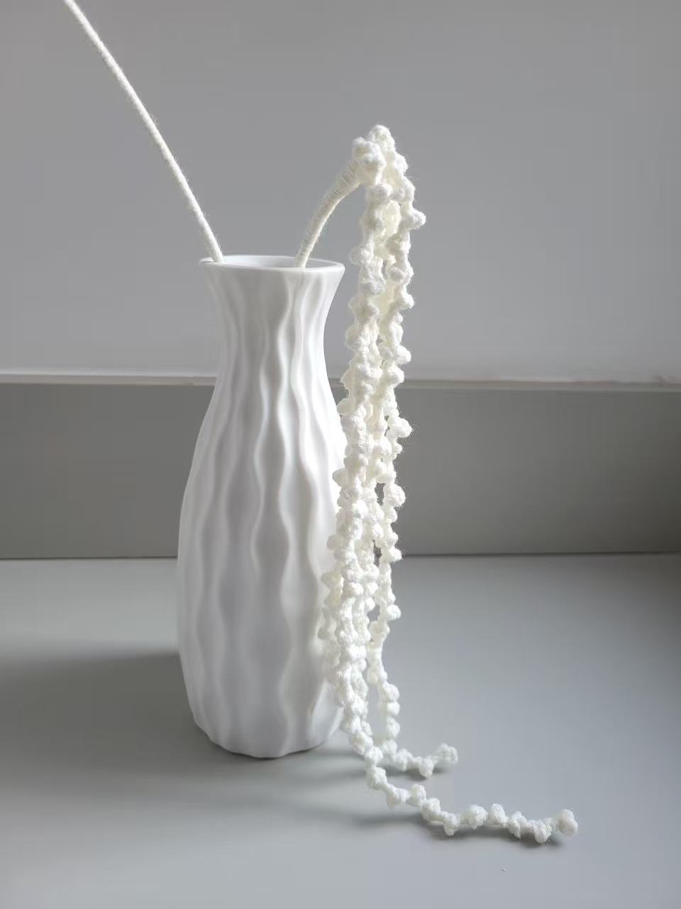 Love-Lies-Bleeding Crochet Flower Stem CL-009