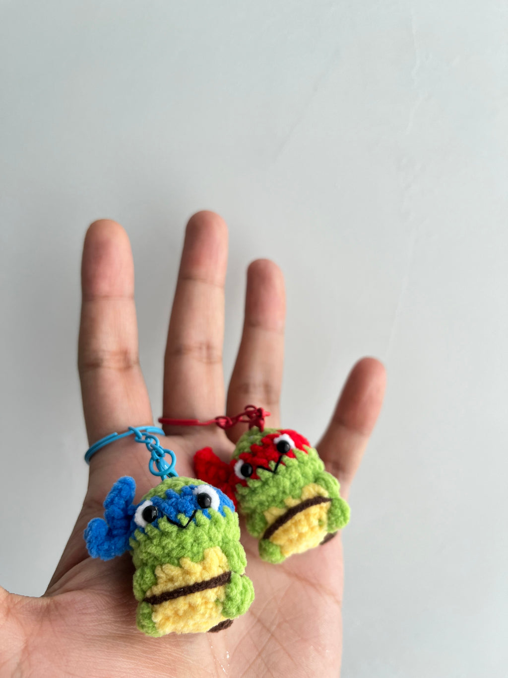 Teenage Mutant Ninja Turtles Crochet Keychains