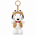 Snoopy Crochet Character Keychain