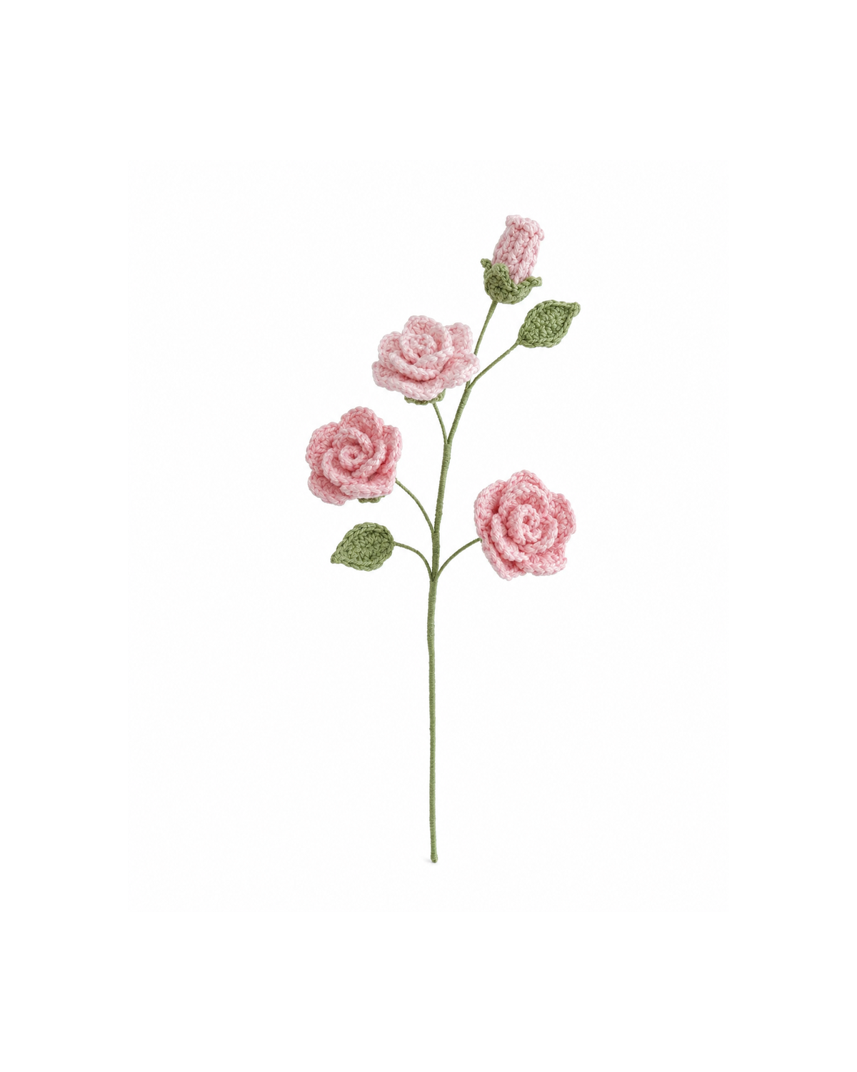 Barbie Rose Crochet Flower Stem