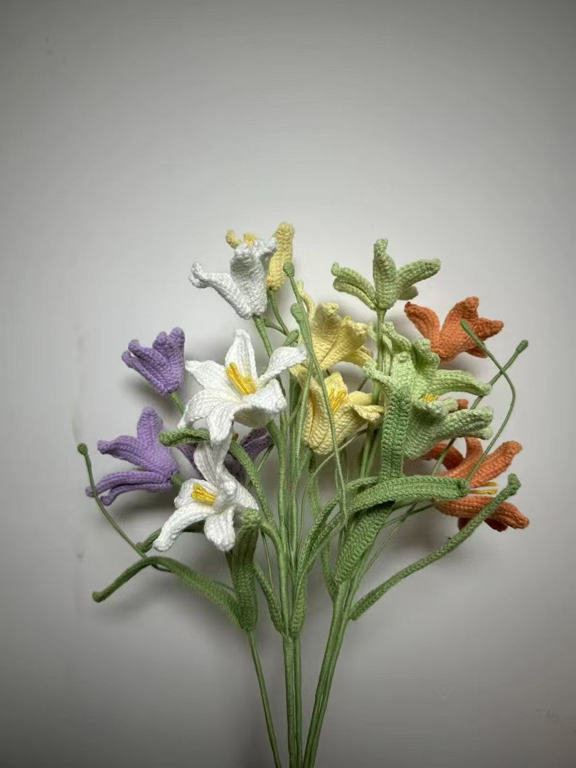 Rain Lily Crochet Flower Stem CF-023
