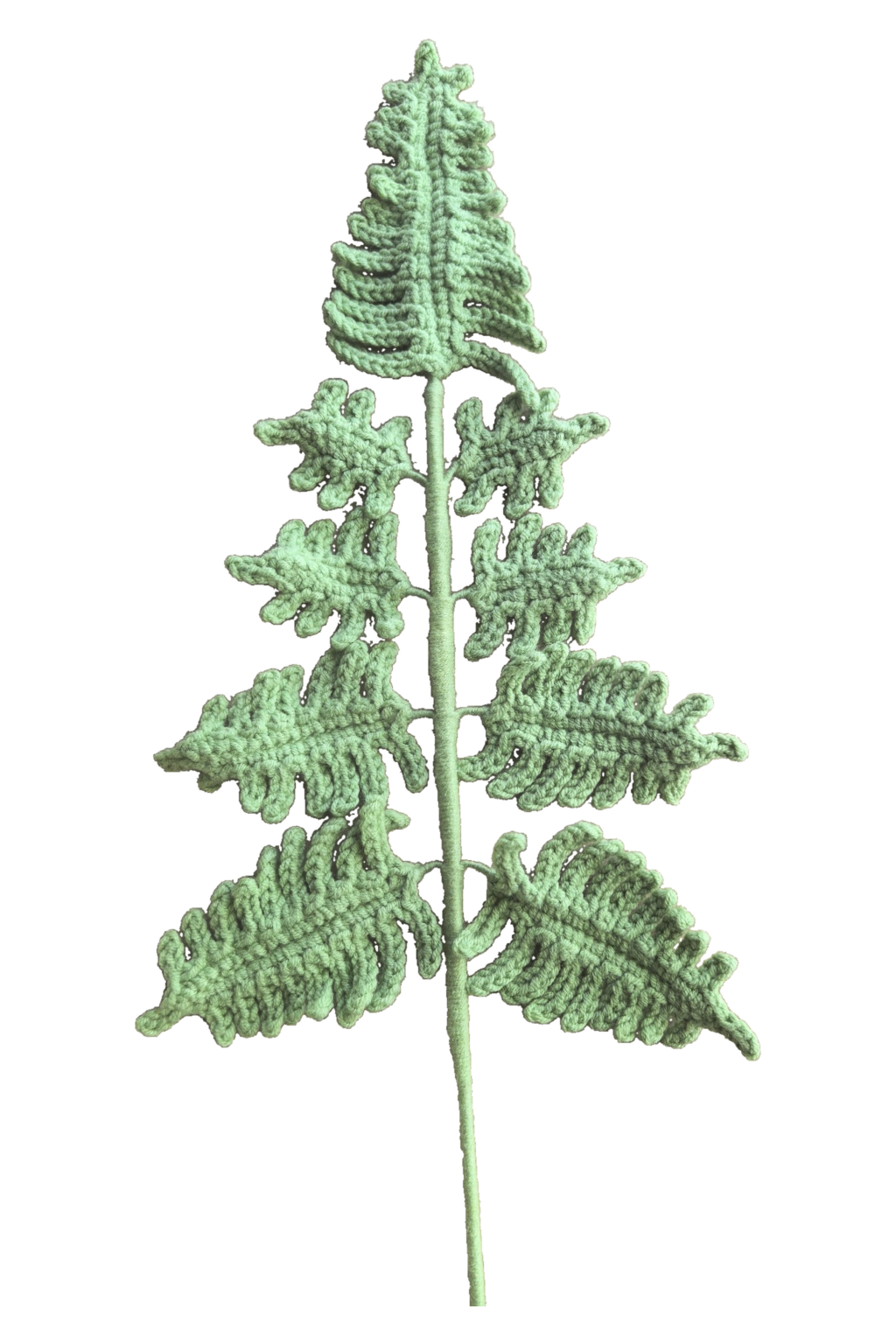 Fern Crochet Flower Stem CL-007