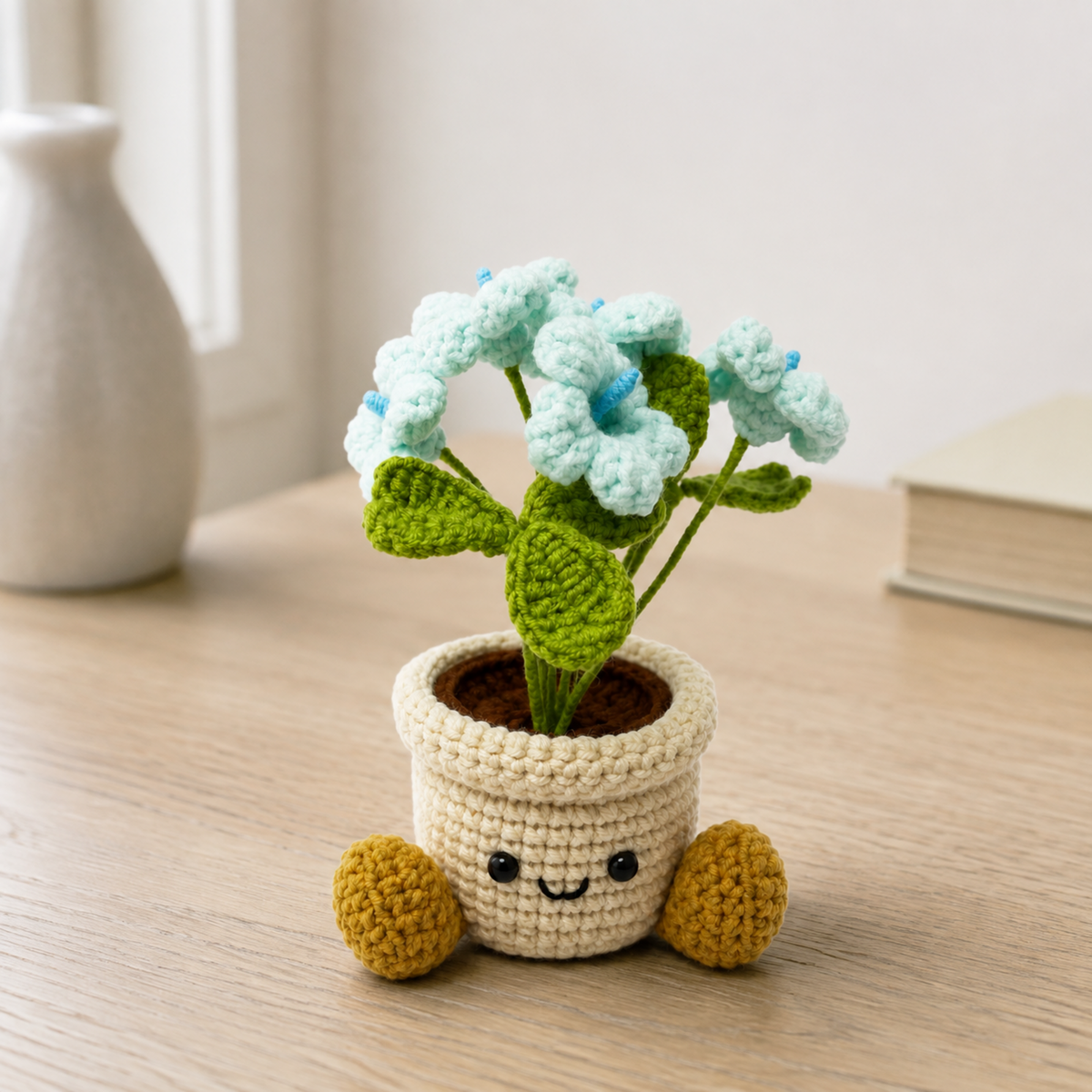 Crochet Oxalis Smile Pot