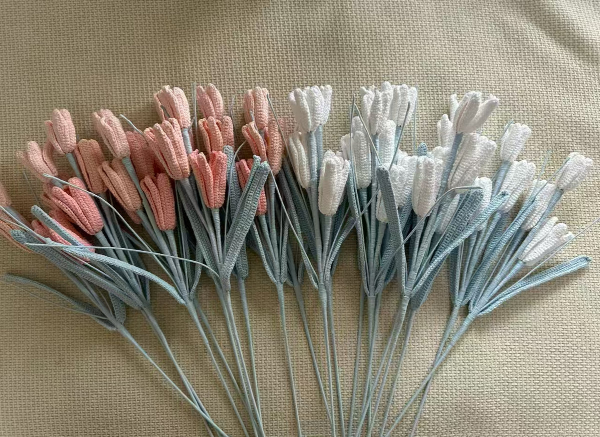 Rain Lily Crochet Flower Stem CF-023