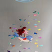 Ocean Baby Mobile DIY Kit | Handmade Pipe Cleaner Wind Chime Nursery Decor