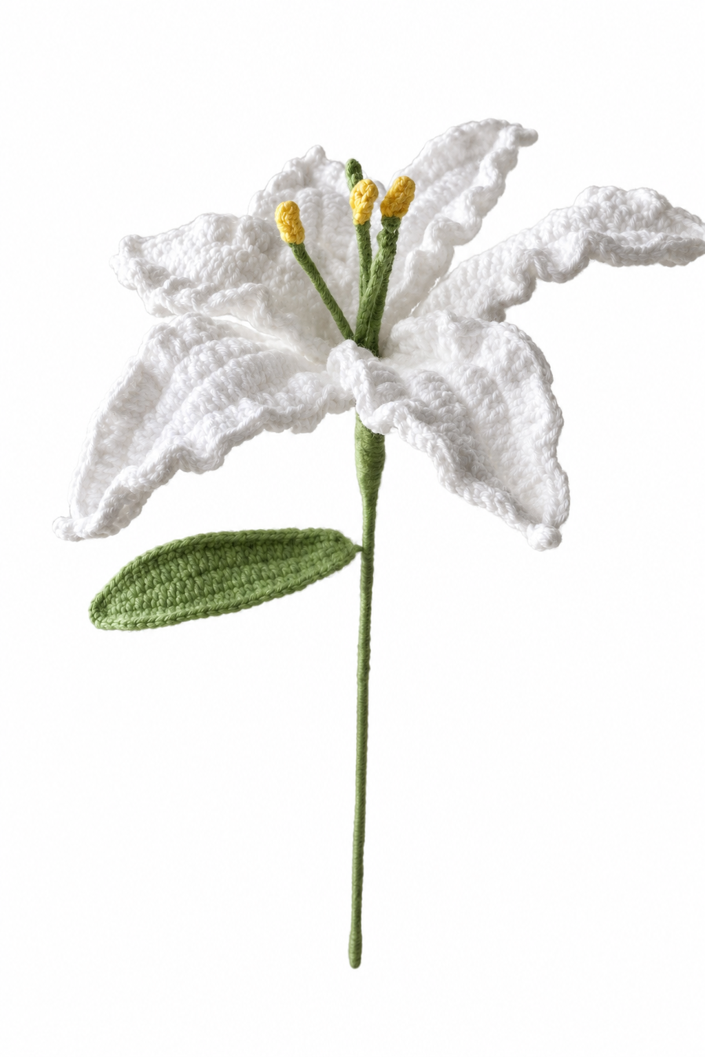 Peruvian Lily Crochet Flower Stem CF-017
