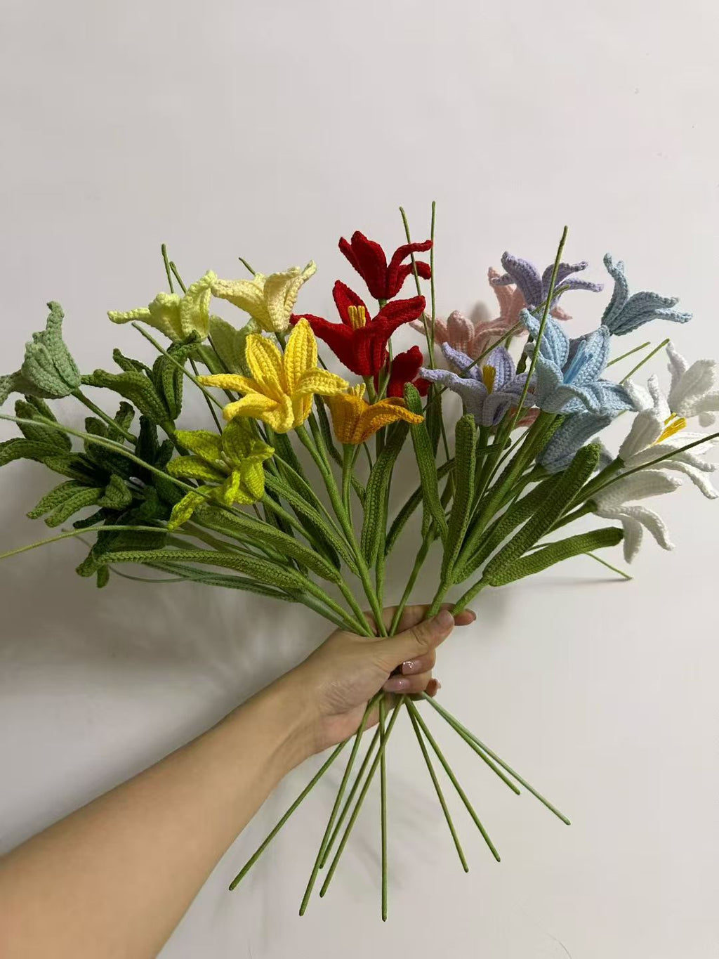 Rain Lily Crochet Flower Stem CF-023