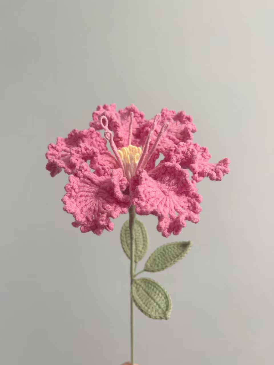 Giant Crape Myrtle Crochet Flower Stem CF-028