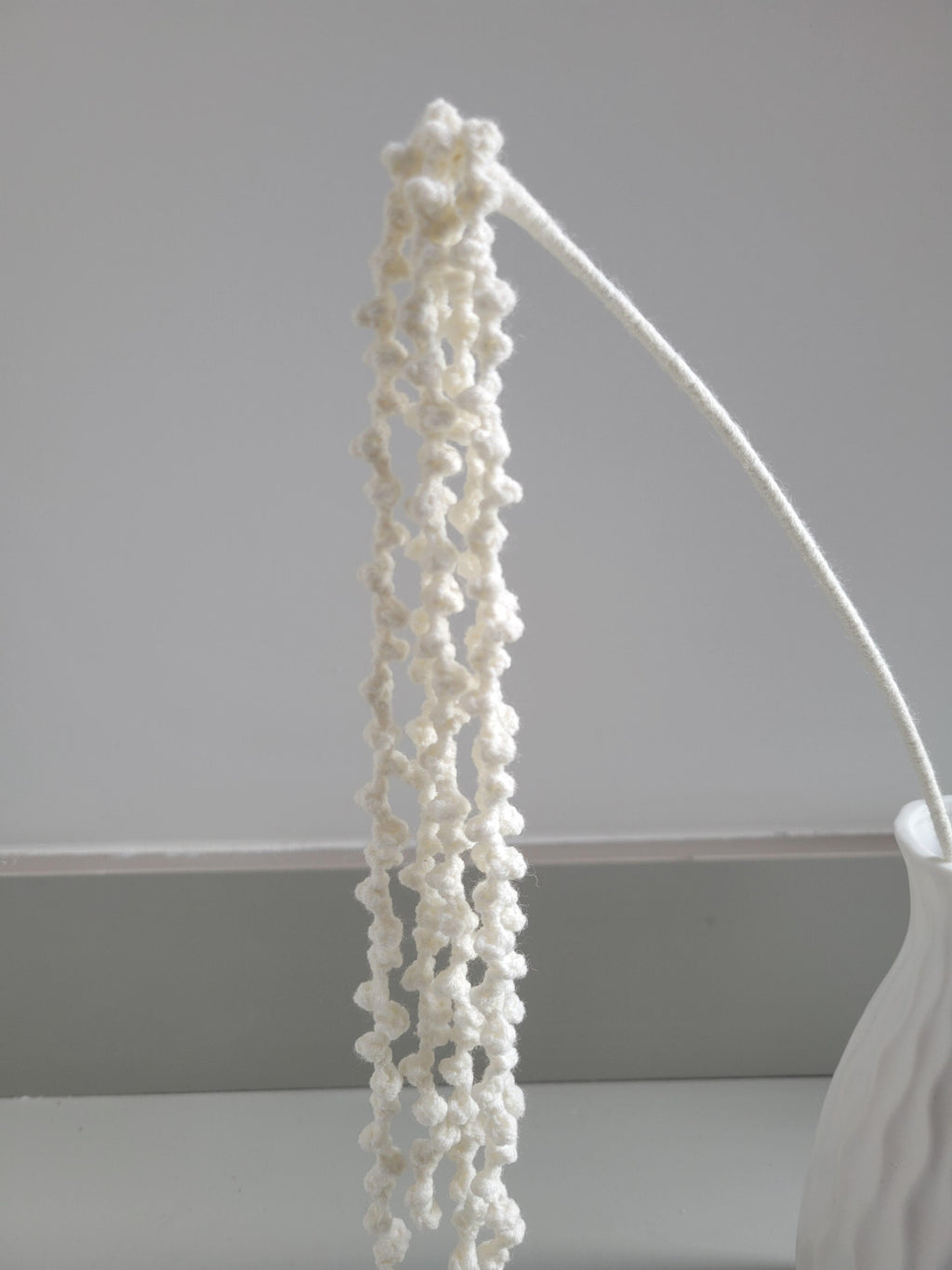 Love-Lies-Bleeding Crochet Flower Stem CL-009