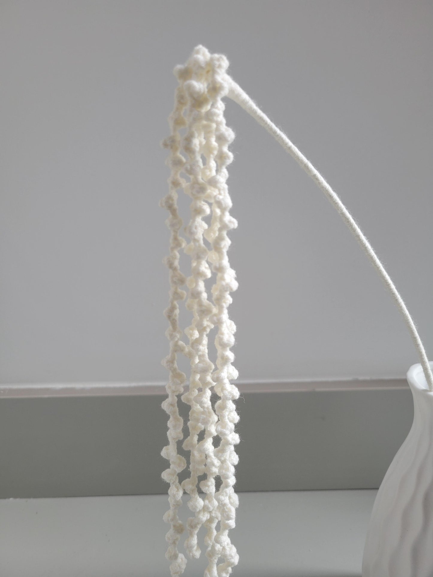 Love-Lies-Bleeding Crochet Flower Stem CL-009
