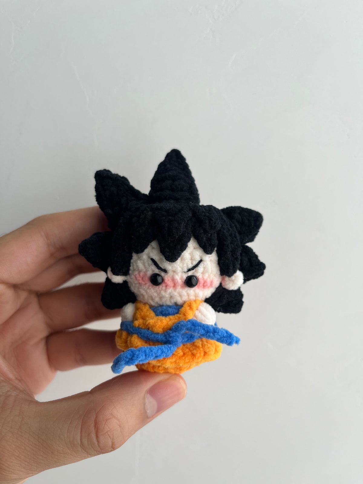 Dragon Ball Son Goku Crochet Keychain