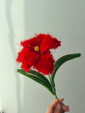 Fluffy Edge Lily pipe cleaner flower
