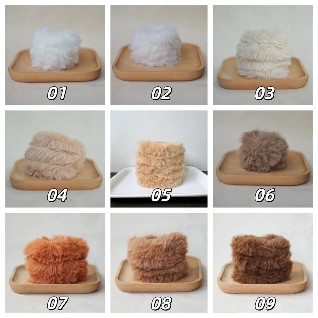 20mm×100cm Faux Fur Pipe Cleaners Soft Fluffy Craft Supplies 39 Colors