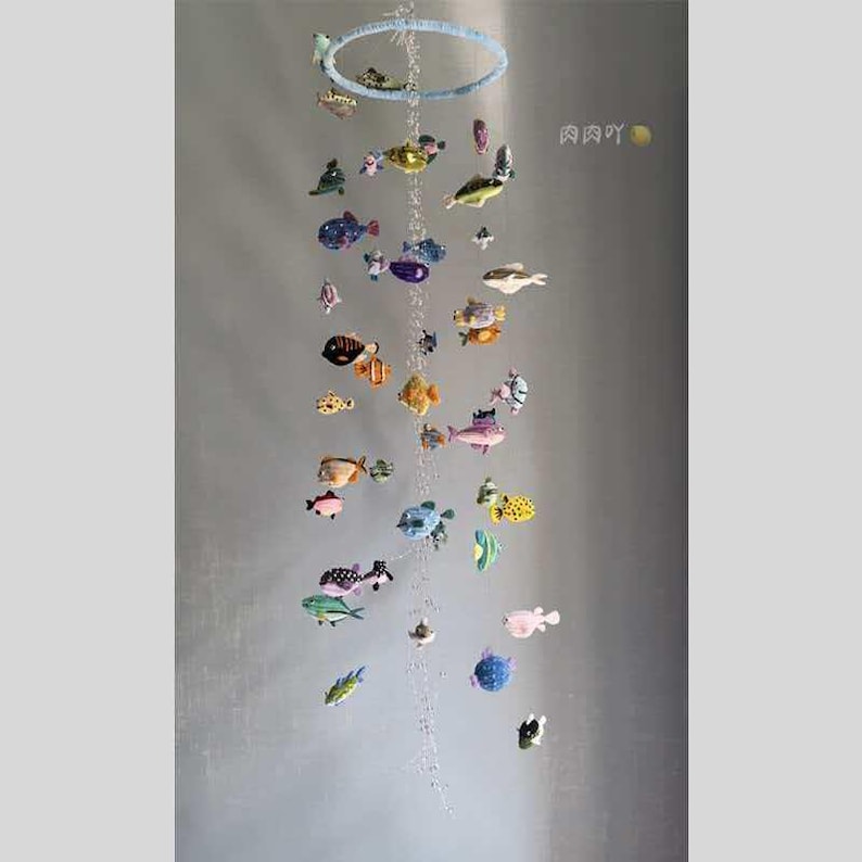 Pipe Cleaner DIY Fish Wind Chime Craft Kit/ Finished Product