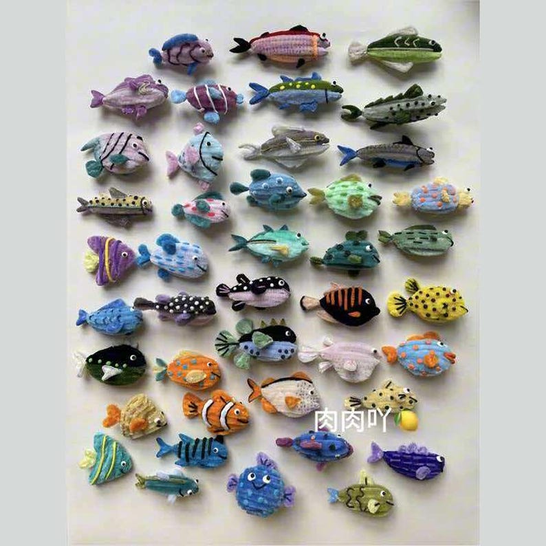 Pipe Cleaner DIY Fish Wind Chime Craft Kit/ Finished Product