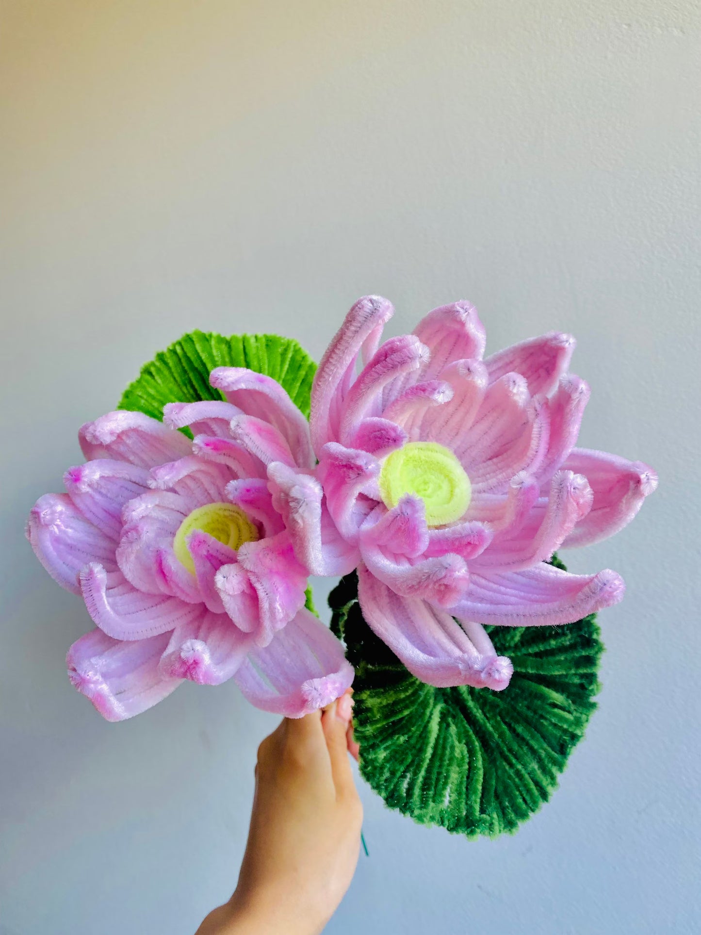 Pipe Cleaner Lotus DIY Kit 180Pcs Extra Dense Chenille Stems Handmade