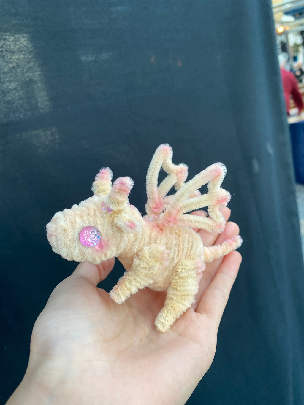Pipe Cleaner Dragon Baby DIY Kit Handmade Toy Bag Accessory