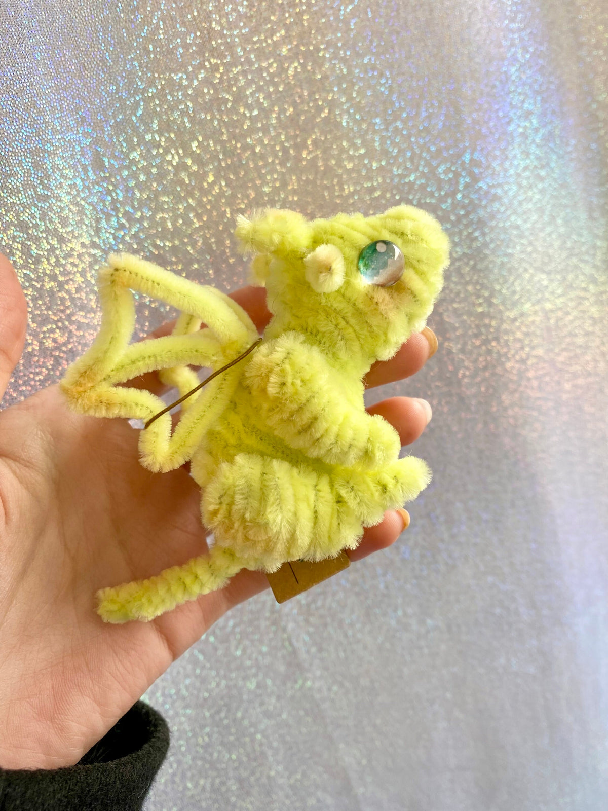 Pipe Cleaner Dragon Baby DIY Kit Handmade Toy Bag Accessory